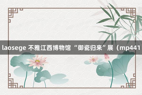laosege 不雅江西博物馆 “御瓷归来”展（mp441
