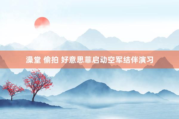 澡堂 偷拍 好意思菲启动空军结伴演习
